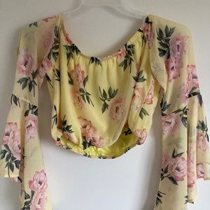 Flirty Floral Crop top